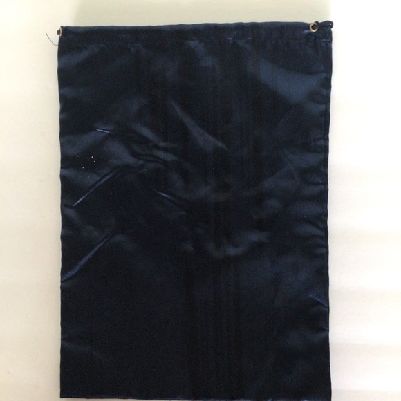 SERGIO ROSSI BLUE SATIN DUSTBAG - Picture 4 of 7